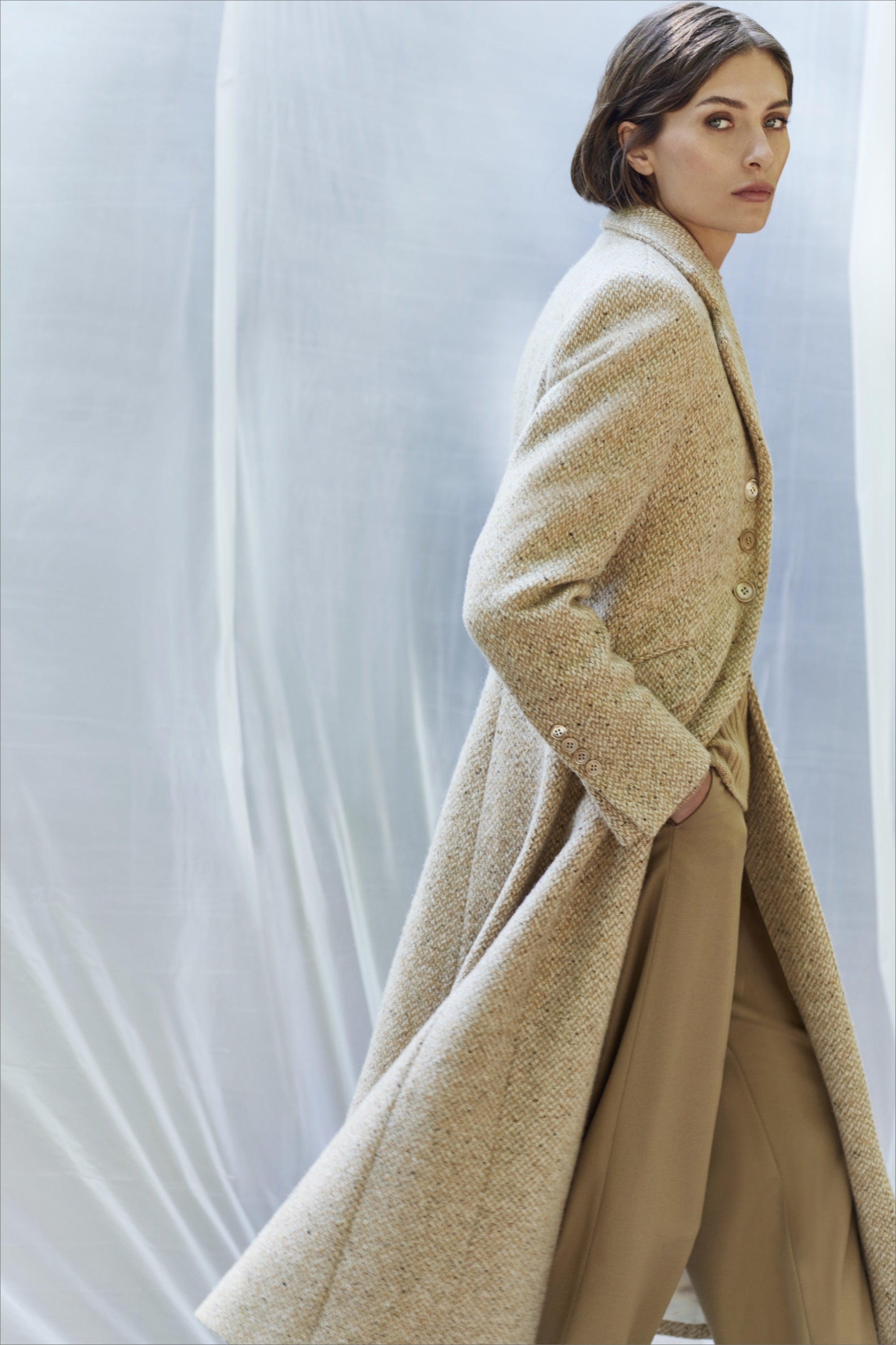 soerte 2022AW wool tweed coat 【公式通販】