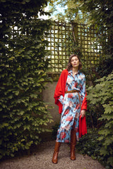 MERINO WOOL PONCHO SHAWL BALDWIN - ACCESSOIRES - SCAPA FASHION - SCAPA OFFICIAL