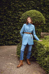 CROPPED JEANS MOUDA - DENIM BLUE - Trousers - SCAPA FASHION - SCAPA OFFICIAL