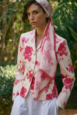 FLORAL COTTON JACKET IVY - JACKETS - SCAPA FASHION - SCAPA OFFICIAL