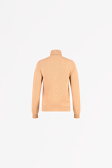 MERIINO WOOL TURTLENECK PULL  ROSE - PULLS - SCAPA FASHION - SCAPA OFFICIAL