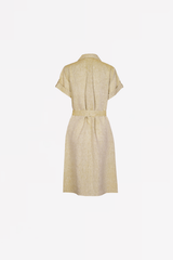 LINEN DRESS MALLOW - - SCAPA FASHION - SCAPA OFFICIAL