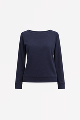 ORGANIC COTTON KNIT PULL BLAKEY - WHITE/NAVY/LIGHT BLUE - PULLS - SCAPA FASHION - SCAPA OFFICIAL