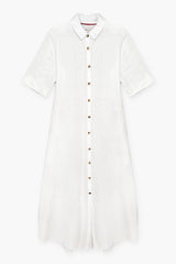 RELAXED LINEN SHIRT MAXI DRESS ARWIN - 7 colours - DRESSES - SCAPA FASHION - SCAPA OFFICIAL