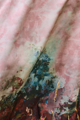 ITALIAN ABSTRACT PRINT MAXI-STYLE SKIRT CESAR - PINK - SKIRTS - SCAPA FASHION - SCAPA OFFICIAL