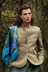 SILK SHAWL DAHLIA - ACCESSOIRES - SCAPA FASHION - SCAPA OFFICIAL