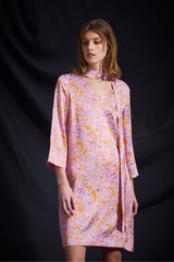 SILK DRESS MINA - DRESSES - SCAPA FASHION - SCAPA OFFICIAL