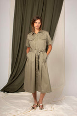 MID SHIRT DRESS JEANNE - DRESSES - SCAPA FASHION - SCAPA OFFICIAL