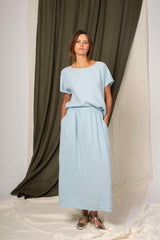 LINEN TOP SHIRT MONICE - SHIRTS - SCAPA FASHION - SCAPA OFFICIAL