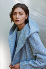 TWEED WOOL RELAXED FIT COAT PIA - COATS - SCAPA FASHION - SCAPA OFFICIAL