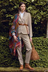 LAMBSWOOL HERRINGBONE JACKET HAYWORTH - JACKETS - SCAPA FASHION - SCAPA OFFICIAL