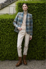 YORKSHIRE WOOL PLAID JACKET HAYWORTH - JACKETS - SCAPA FASHION - SCAPA OFFICIAL