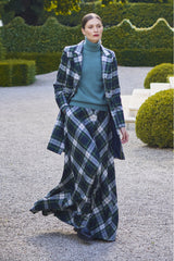 WOOL TRADITIONAL TARTAN MAXI-STYLE SKIRT CESAR - SKIRTS - SCAPA FASHION - SCAPA OFFICIAL