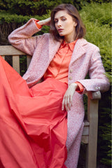 ITALIAN SILK PINK AND OFF WHITE SHIRT NASH - Shirts - SCAPA FASHION - SCAPA OFFICIAL