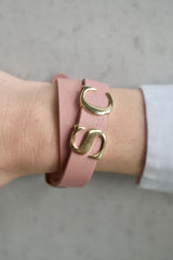 Trevor leather bracelet - Navy - ACCESSOIRES - SCAPA FASHION - SCAPA OFFICIAL