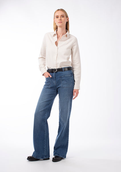 FLARED TROUSER WINSTER- DENIM