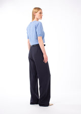 COOL WOOL WIDE-LEG TROUSERS JOLENE - TROUSERS - SCAPA FASHION - SCAPA OFFICIAL