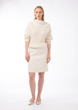 ALPACA WOOL RELAXED CHUNKY-KNIT JUMPER GIOLLINE - PULLS - SCAPA FASHION - SCAPA OFFICIAL