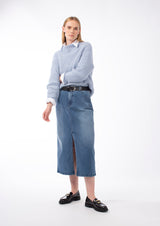 ALPACA WOOL RELAXED CHUNKY-KNIT JUMPER GIOLLINE - PULLS - SCAPA FASHION - SCAPA OFFICIAL