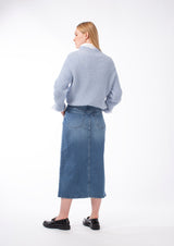 ALPACA WOOL RELAXED CHUNKY-KNIT JUMPER GIOLLINE - PULLS - SCAPA FASHION - SCAPA OFFICIAL