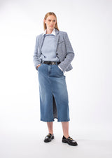 ALPACA WOOL RELAXED CHUNKY-KNIT JUMPER GIOLLINE - PULLS - SCAPA FASHION - SCAPA OFFICIAL