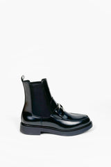 Leather boots with metal buckle - SHOES - SCAPA FASHION - SCAPA OFFICIAL