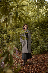 HERRINGBONE WOOL MADELIN COAT - COATS - SCAPA FASHION - SCAPA OFFICIAL