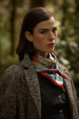 HERRINGBONE WOOL MADELIN COAT - COATS - SCAPA FASHION - SCAPA OFFICIAL