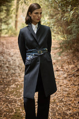 FINE ITALIAN WOOL PINSTRIPE TROUSER JOLENE - TROUSERS - SCAPA FASHION - SCAPA OFFICIAL