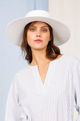 COTTON V-NECK DRESS IMKE - DRESSES - SCAPA FASHION - SCAPA OFFICIAL