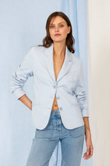 JERSEY COTTON SINGLE BREASTED JACKET BOSTON BIS - JACKETS - SCAPA FASHION - SCAPA OFFICIAL