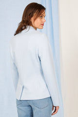 JERSEY COTTON SINGLE BREASTED JACKET BOSTON BIS - JACKETS - SCAPA FASHION - SCAPA OFFICIAL