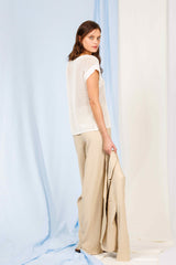 OPEN-KNIT TOP  FIDES - PULLS - SCAPA FASHION - SCAPA OFFICIAL