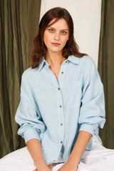 LINEN TROUSER MAURIEN - TROUSERS - SCAPA FASHION - SCAPA OFFICIAL