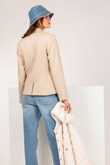 SINGLE BREASTED EMBROIDERED JACKET TRUMAN - JACKETS - SCAPA FASHION - SCAPA OFFICIAL