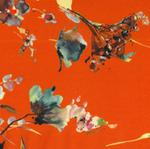 ITALIAN SILK ORANGE FLORAL PRINT SHIRT NATALIE - SHIRTS - SCAPA FASHION - SCAPA OFFICIAL