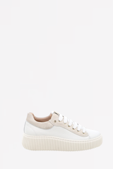 SNEAKER MIXED LEATHER AND SOFT SUEDE - SHOES - SCAPA FASHION - SCAPA OFFICIAL