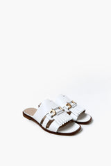 LEATHER SANDALS WITH FRINGE - SHOES - SCAPA FASHION - SCAPA OFFICIAL