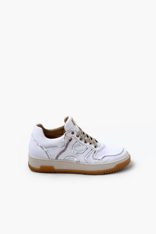 LEATHER PATCHWORK SNEAKERS - SHOES - SCAPA FASHION - SCAPA OFFICIAL