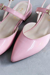 GLOSSY LEATHER SLINGBACK - SKY/PINK/CORAILLE - SHOES - SCAPA FASHION - SCAPA OFFICIAL