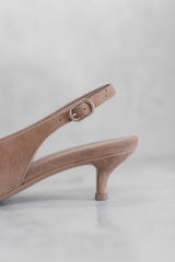 SUEDE SLINGBACK PUMP FANY - SAND - SHOES - SCAPA FASHION - SCAPA OFFICIAL