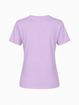 COTTON V-NECK T-SHIRT GITTE - NAVY/LILAC/LIGHT BLUE/LIGHT PINK/BLUE/SOFT RED