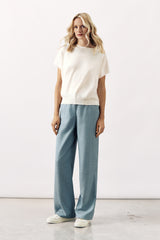 TAILORED PINSTRIPE TROUSER PRINCESS - TROUSERS - SCAPA FASHION - SCAPA OFFICIAL