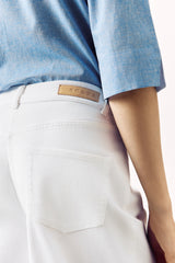 WIDE-LEG JEANS YANIS - WHITE - TROUSERS - SCAPA FASHION - SCAPA OFFICIAL