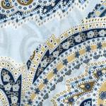 VISCOSE CREPE DRESS SOMAYA - PAISLEY BLUE - DRESSES - SCAPA FASHION - SCAPA OFFICIAL