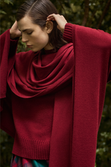 SUPERGEELONG MERINO WOOL PABLO PONCHO - ACCESSOIRES - SCAPA FASHION - SCAPA OFFICIAL