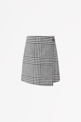 SCAPA FLOW - SKIRT - SILVER - TARTAN WOOL
