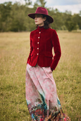 COTTON VELVET JACKET DAKOTA - JACKETS - SCAPA FASHION - SCAPA OFFICIAL