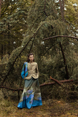 SILK SHAWL DAHLIA - ACCESSOIRES - SCAPA FASHION - SCAPA OFFICIAL