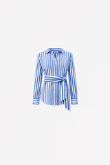 COTTON STRIPED SHIRT HERMINE - SHIRTS - SCAPA FASHION - SCAPA OFFICIAL